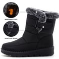 thumbnail image 5 of Ablanczoom Snow Boots Women: Winter Shoes Woman Ankle Outdoors Booties with Warm Faux Fur, 5 of 9