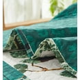 thumbnail image 7 of Green Essen 3 Pieces Christmas Quilt Set King Size, Soft Microfiber Bedspread Lightweight Coverlet Reversible Bed Cover for All Seasons, 7 of 7