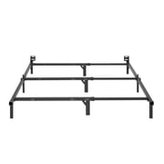 Mainstays 7 Twin/Full/Queen Size Adjustable Metal Bed Frame, Black, BOX SPRING REQUIRED (SOLD SEPARATELY)