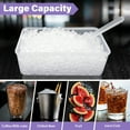 thumbnail image 7 of Mini Ice Cube Tray with Lid and Bin: TINANA 117×4 PCS Small Ice Trays for Freezer - Easy Release Nugget Ice Tray with Lid - Purple, 7 of 7