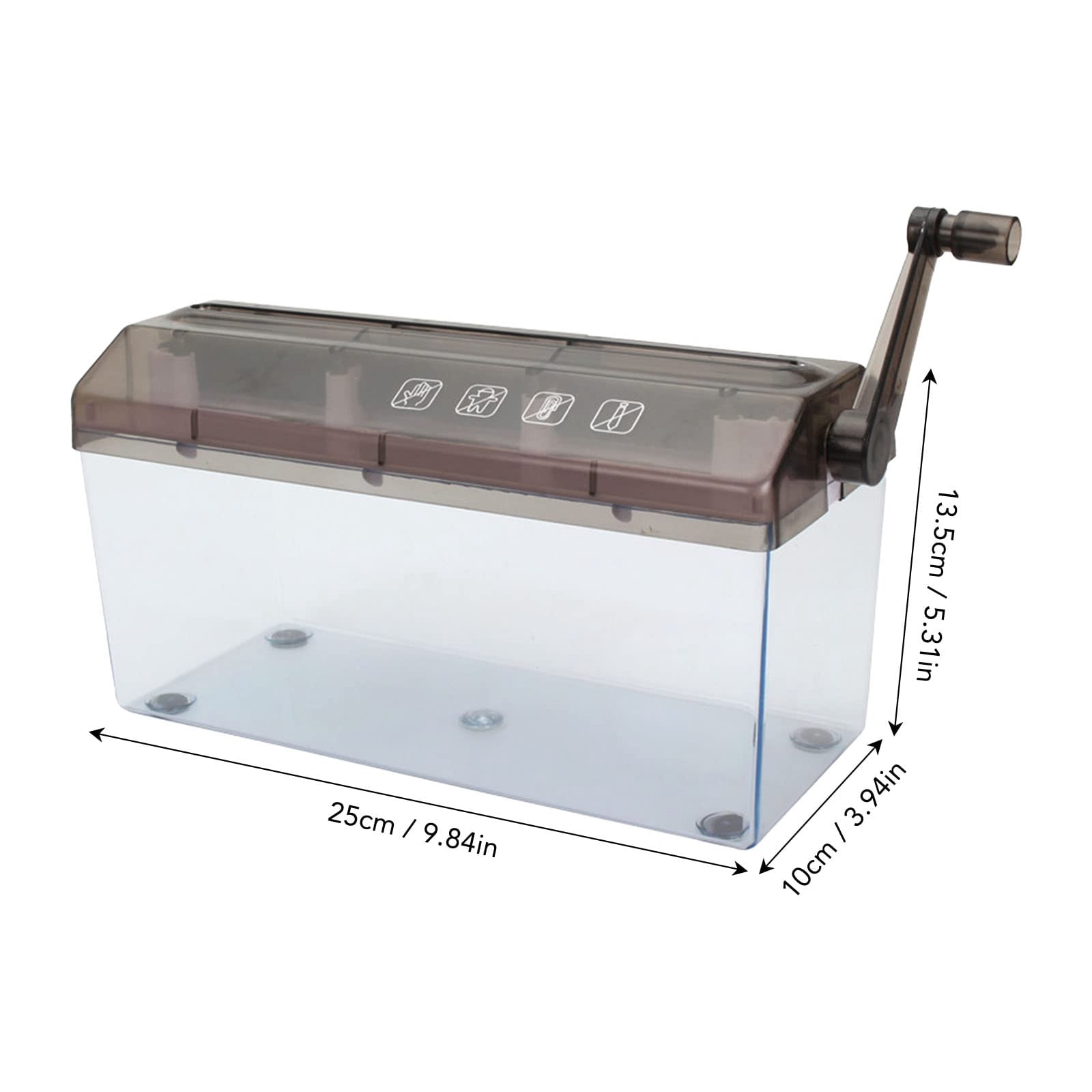 Portable Manual Paper Shredders Small Handheld Paper Shredding Machine for Home School Home Desktop Stationery