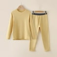 thumbnail image 4 of NAFUU Boys Thermal Underwear Set Long Sleeve Pants Kids Long Johns Base Layer Top Bottoms Winter Set Comfortable Sleepwear Loungewear Party Fashion Suit 8-10 Years, 4 of 4