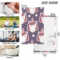 thumbnail image 2 of Coolnut Hand Towels USA Unicorn Print, Cotton Bath Towels Drying Face Hands Body Thin Water Absorbent Lightweight Quickdry Washcloth for Bathroom Ktichen Travel Gym 2 PCS 16×28 in, 2 of 6