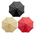 thumbnail image 6 of Xinwanna 8 86FT Patio Umbrella Replacement Covers UV Outdoor Umbrella Canopy Cover Parasol Replacement Fabric Cloth Cover (CANOPY ONLY) Black, 6 of 13