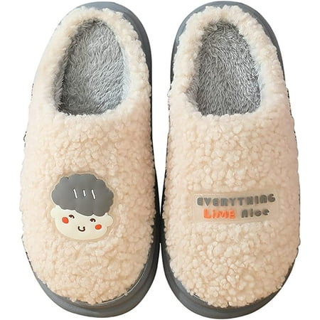 

DanceeMangoo Cute Slippers for Women Cozy Comfortable Winter House Slide Memory Foam Shoes Indoor Outdoor