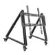 thumbnail image 5 of Soporte de TV móvil de baja altura, soporte de TV rodante con ruedas, soporte de piso, carrito para monitor 32 pulgadas a 70 pulgadas, 5 of 9