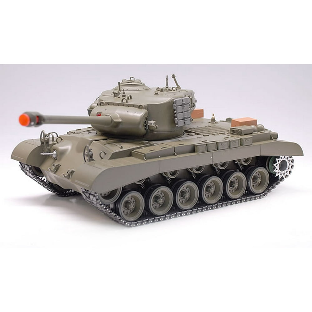 2.4Ghz Radio Remote Control 1/16 US M26 Pershing (Snow Leopard) RC Airsoft Battle Tank w/Sound