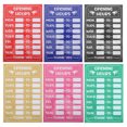 thumbnail image 4 of EeaseCA 6pcs Business Hours Self-adhesive Stickers Business Hours Signs Rewritable Open Signs Sticker, 4 of 8