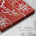 thumbnail image 4 of Fair Isle Snowflake I- Gallery Wrapped Canvas, 4 of 9