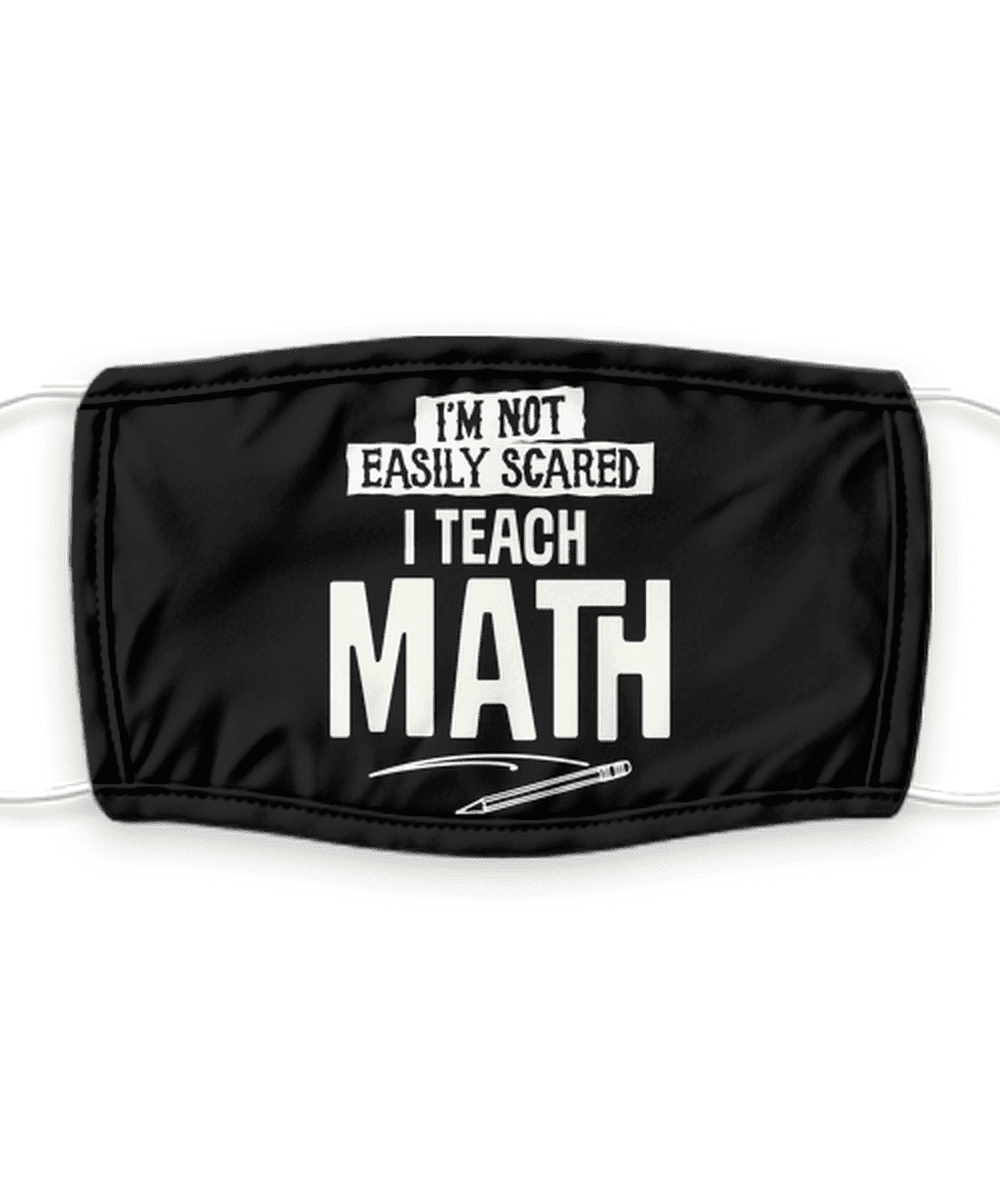 Maths Equation FaceMask Cotton Washable Reusable face Covering Filter Pocket 