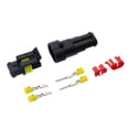 thumbnail image 4 of Conector impermeable para auto - Kit de 408 piezas con 1-4 pines, incluye alicates ergonómicos y caja organizadora. ¡Material resistente y fácil instalación!, 4 of 7