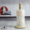thumbnail image 2 of Radicaln Marble Green Paper Towel Dispenser Countertop for kichen 12.5inc Wrapping Paper Towel Stand, 2 of 6