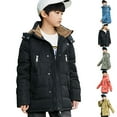 thumbnail image 7 of Otqutp Fleece Lined Winter Coat for Teen Boys Waterproof Windproof Jacket Parka Quilted Warm Outerwear with Detachable Hood, 7 of 7