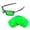 Emerald Green, variant on Walleva Titanium Polarized Replacement Lenses for Oakley Carbon Shift Sunglasses