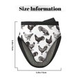 thumbnail image 4 of Sketch Chicken Black White Oven Mitts Heat Resistant, Soft Lining Silicone Mini Oven Mitts with HangingLoop, Kitchen Oven Gloves Heat Resistant 500℉ for Cooking Baking Microwave, 4 of 7
