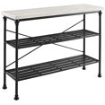 thumbnail image 1 of Crosley Furniture Madeleine Console Table, Steel with Faux Marble Top, 1 of 5
