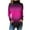 Hot Pink, variant on Spring !DianGeFu Fall Winter Long Sleeve Tops plus size,Women's Long Sleeve Printed High Neck Top T-shirt,Orange,XL
