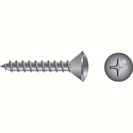 

SeaChoice 00827; #12X 2-1/2 Phillips Head Oval Sheet Metal Screw Stainless Steel 50/ Bag