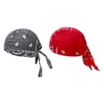 thumbnail image 1 of Forro para casco, hip hop, de secado rápido, sombreros piratas, bandanas, gorros, pañuelos para la cabeza rojo gris oscuro, 1 of 5
