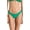 Ireland Green, variant on PQ Swim Women's Basic Ruched Bikini Bottoms - Moderate Rise, Fuller Coverage, Womens Swimsuit Bottoms - Full (Kelly Green, Small)