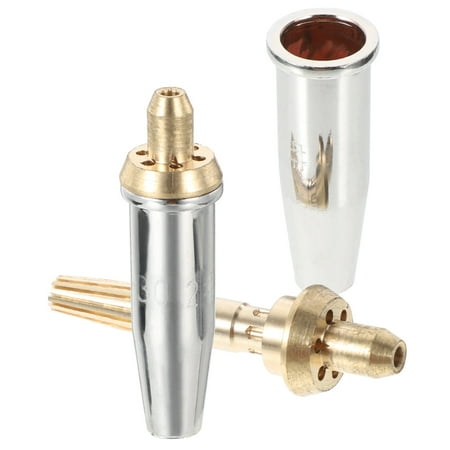 

Cutting Torch Attachment Replacement Tip 2 Pcs Propane Nozzle Natural Gas Heavy