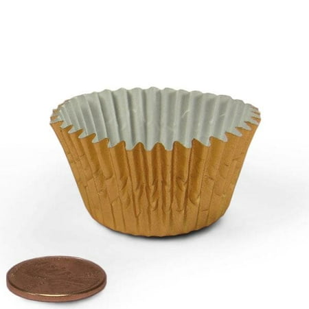 

200ea - 2 X 1-1/4 Gold Metallic Candy Cup by Paper Mart