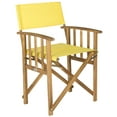 thumbnail image 5 of Safavieh Laguna Outdoor Patio Director Chair, Set of 2-Natural/Yellow, 5 of 8