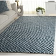 thumbnail image 2 of SAFAVIEH Natural Fiber Couture Saleem Geometric Area Rug, Blue/Light Grey, 3' x 5', 2 of 10