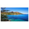 thumbnail image 2 of Esterel Rocks Beach Coast in Blue - Extra Large Seashore Canvas Art, 2 of 3