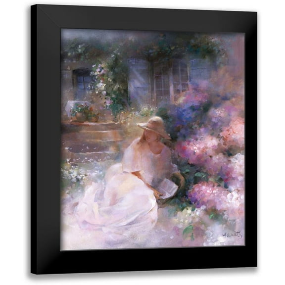 Haenraets, Willem 12x14 Black Modern Framed Museum Art Print Titled - Sunday afternoon