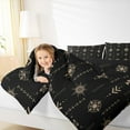 thumbnail image 4 of Homewish Brown Black Bedding Comforter Set,Bull Skull Twin Comforter Sets,Rustic Boho Tribal Bedding Set For Adults,Super Cozy Room Decor Reversible,2pcs, 4 of 8