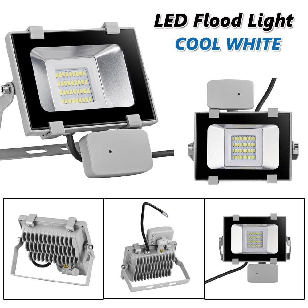 20W LED PIR Motion Sensor Flood Light Outdoor Garden Security Lamp Cool White