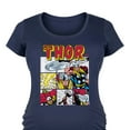 thumbnail image 3 of Marvel Thor - Comic Book Grid - Maternity Scoop Neck Graphic T-Shirt, 3 of 5