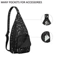 thumbnail image 4 of Nebula Cloud Crossbody Bag - Cosmic Dust & Stars Pattern (Breathable), 4 of 4
