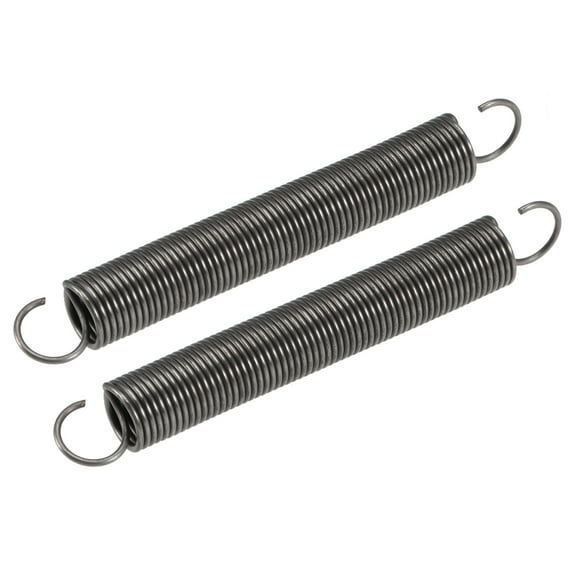 1mm x 10mm x 80mm Extended Compression Spring ,3.3Lbs Load Capacity,Grey 2pcs