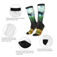 thumbnail image 3 of Fuzoiu Green Tractor Field Print Adult Stockings,Crew Socks,Unisex Fashion Socks, Casual Sports Socks,Comfortable Crew Socks for Everyday Wear and Sports, 3 of 6