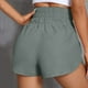 thumbnail image 3 of MKLEKYY Pantalones Cortos Casuales Para Mujer, Para Correr, Entrenamiento, Cintura Elástica, Pantalones Deportivos De Yoga, 3 of 4