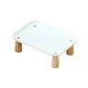 thumbnail image 4 of Soporte elevado para comedero de mascotas, soporte para cuenco de gato para comedero automático de mascotas, suministros para mascotas Blanco 24x17x8cm, 4 of 9