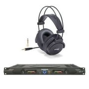 Samson Servo 120a 120-Watt Power Amplifier and SR880 Closed-Back Headphone Bundle