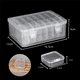 thumbnail image 4 of 42X Caja de almacenamiento pequeña con tapa Caja de plástico transparente pequeña Caja de almacenamiento de plástico Mini organizador vacío, 4 of 6