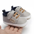 thumbnail image 6 of Baby Shoes,Sandals Leather Prewalker Shoes Toddler Sports Sandals Baby Footwear,Baby Girl Shoes,Grey,6-9 Months, 6 of 9
