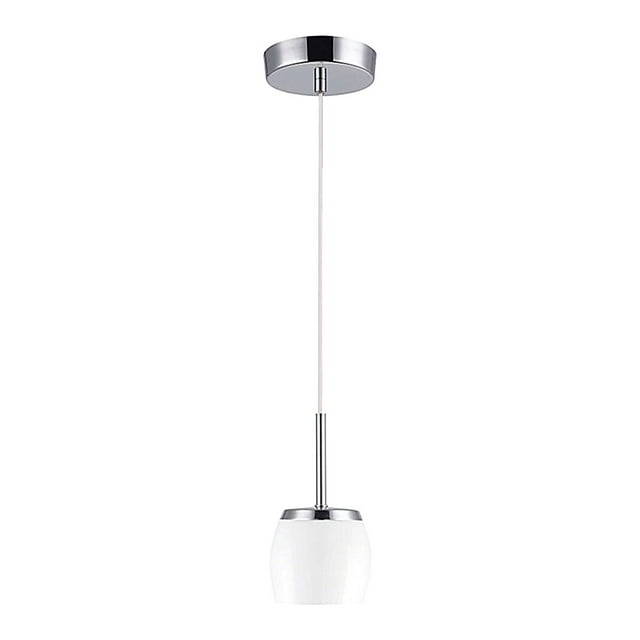 Lámpara Colgante Tecnolite HOME Amara Cromo Opalino 40w