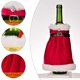 thumbnail image 3 of Fundas navideñas para botellas de vino, decoración de sombreros, decoraciones para botellas de vino de Papá Noel, suministros para recuerdos de fiesta de Navidad, regalos, 3 of 6