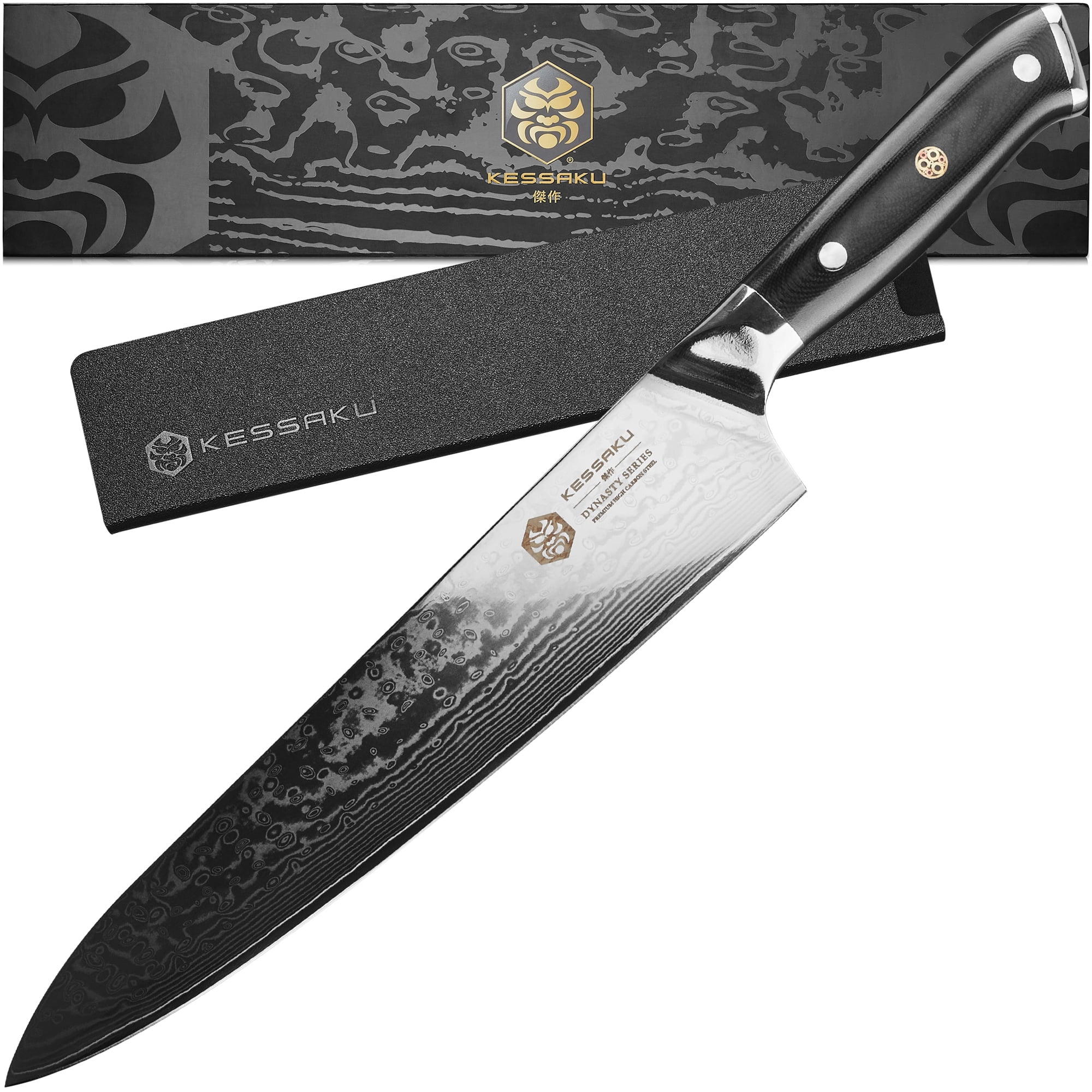 Shun Sora 3 Piece Build-A-Block Set, Includes 8" Chef's Knife, Honing Steel & Knife Block, Handcrafted Japanese Knife Set, VG10 Steel Edges And 420J Stainless Steel Blades, Balanced Handles