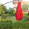 thumbnail image 3 of Outdoors Garden Parasol Sunshade Top Cover for 8 Rib Red, 3 of 8