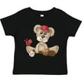 thumbnail image 3 of Inktastic Baseball Teddy Bear Boys Toddler T-Shirt, 3 of 5