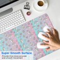 thumbnail image 4 of Long Mouse Pads for Desk,Pink Cartoon Unicorn Rainbow Cake Bow Desk Mats on Top Of Desks, Desk Mouse Pad Extra Large with 3mm Non-Slip Base and Stitched Edge for Gaming,Work,Home 31.5"x15.7", 4 of 5