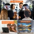 thumbnail image 3 of WONNIE 10.5" Dual Screen Portable Headrest DVD Player with Mounting Bracket and Mounting Straps,Car DVD Player Suction-Type Disc in , Full HD 1080P Video,Supports HDMI,USB ,SD,AV Out, Black, 3 of 14