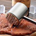 thumbnail image 3 of Meat Hammer - Professional Meat Tenderizer Mallet - 18/10 Stainless Steel - High, 3 of 5
