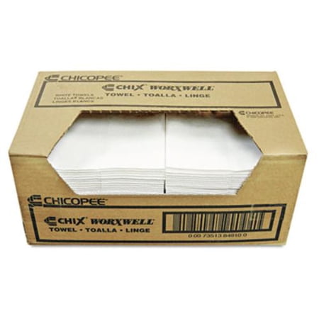 Durawipe Shop Towels 13 x 15, Z Fold, White, 100/Carton